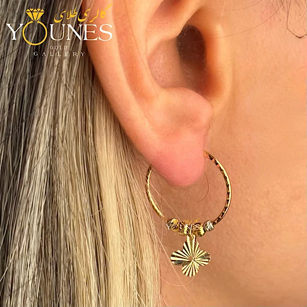 گوشواره طلا حلقه ونکلیف